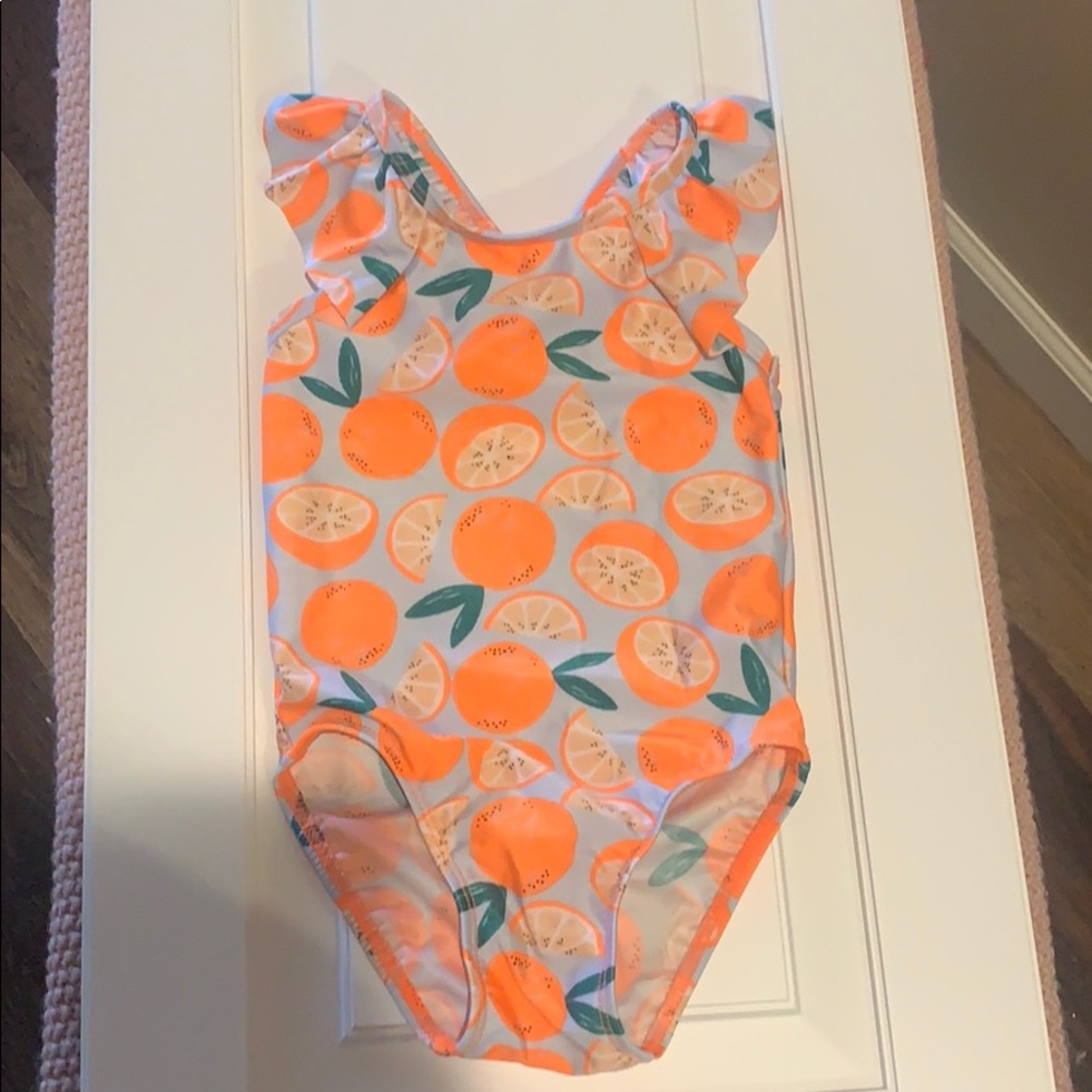 Toddler Oranges Fruit Swimsuit